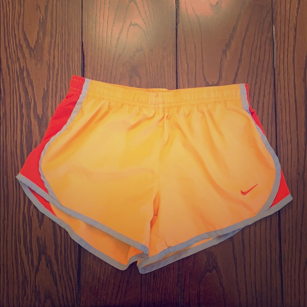 Orange Nike Gym Shorts